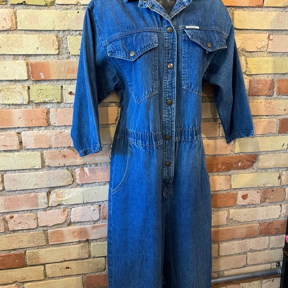 Women's Blue Denim Overalls